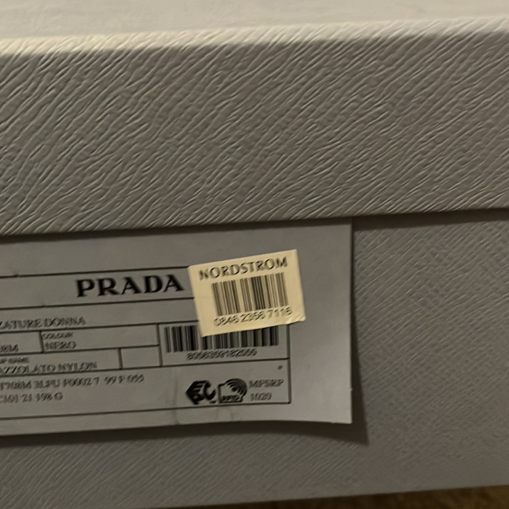 Prada Black Leather Lace-Up Platform Ankle Boots - Picture 9 of 9